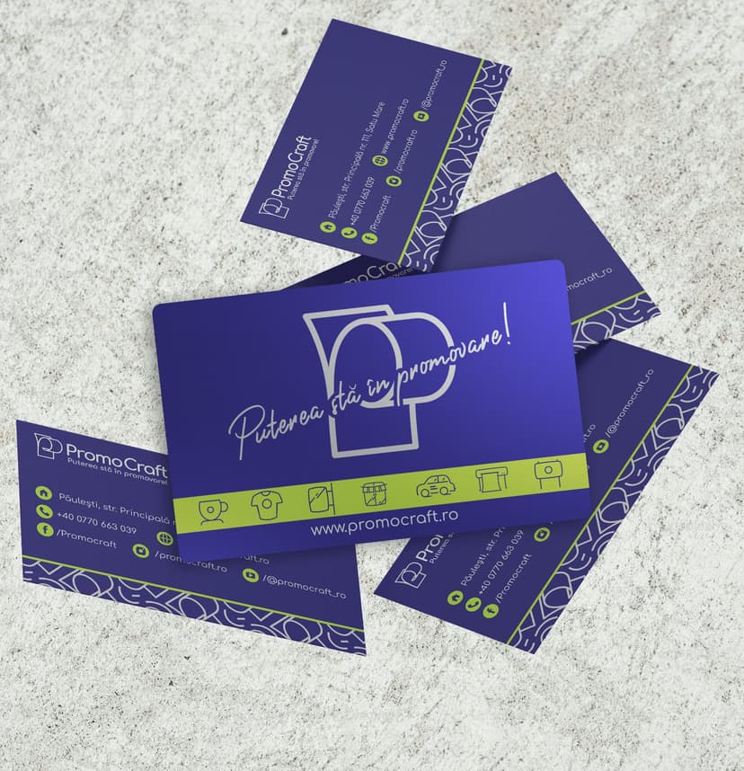 Cărți de vizită din metal