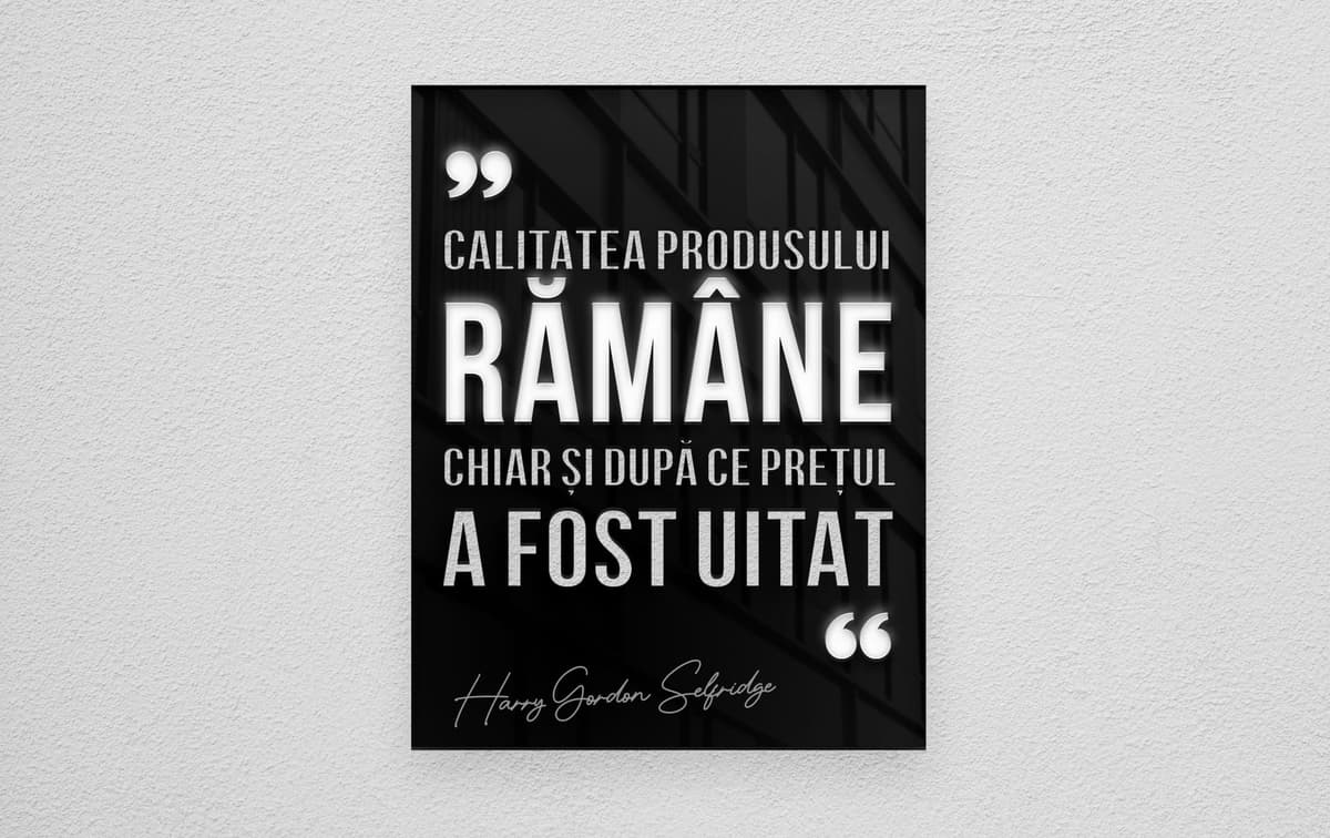 Semnalistică acrilică