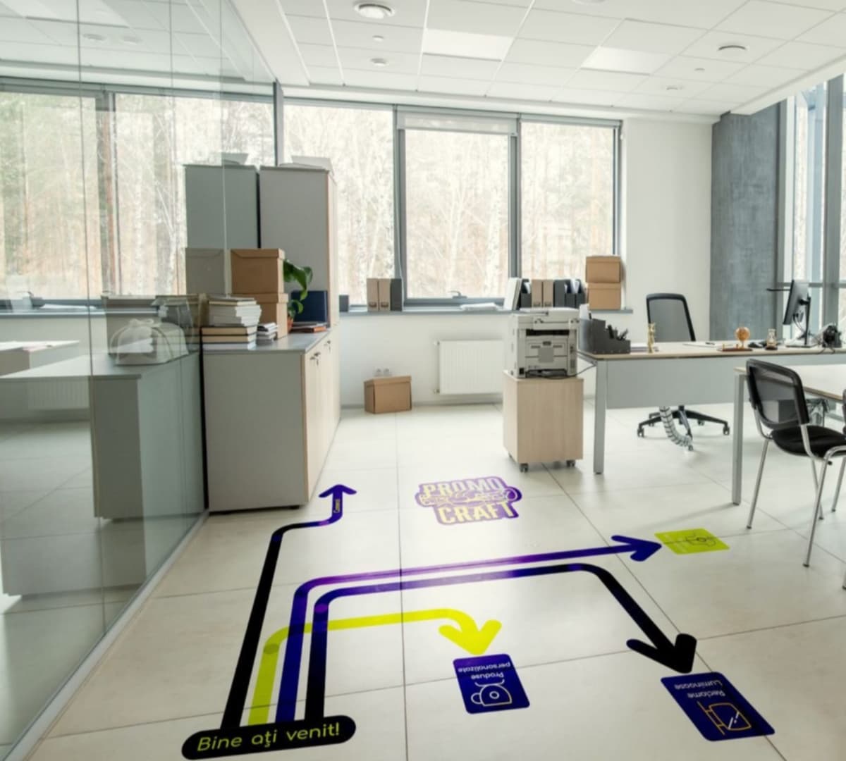 Autocolante de podea