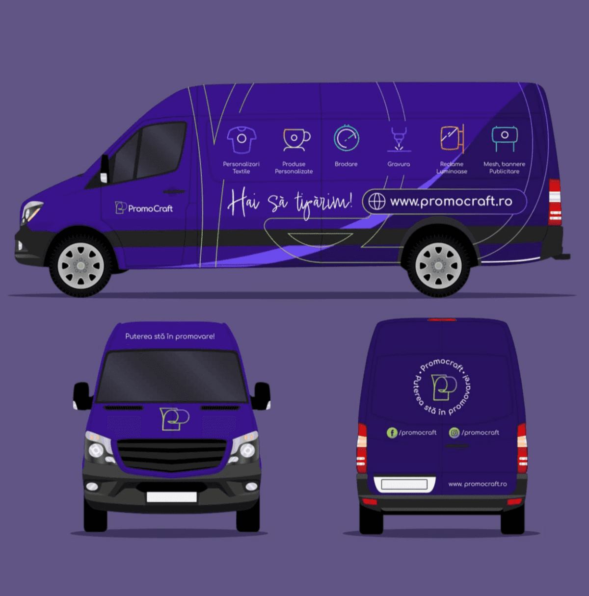 De ce Promocraft pentru inscripționarea auto?