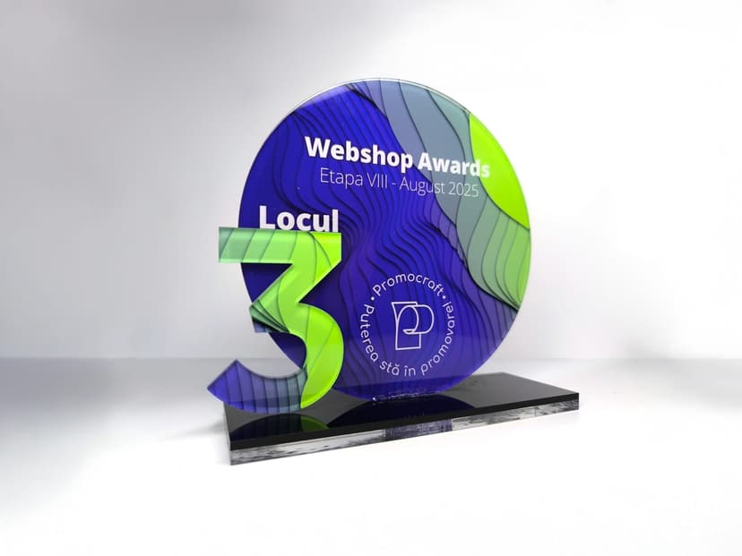 Trofee și plachete acrilice