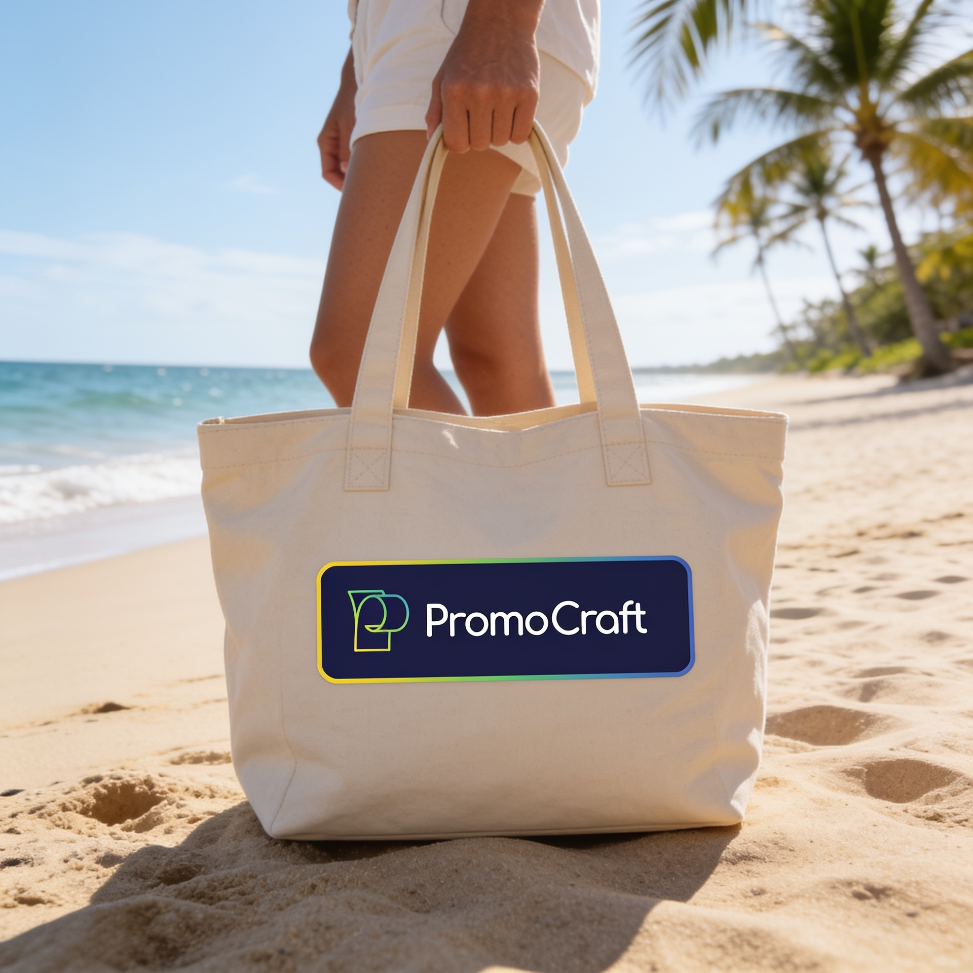 Logózott strandtáska – Promocraft