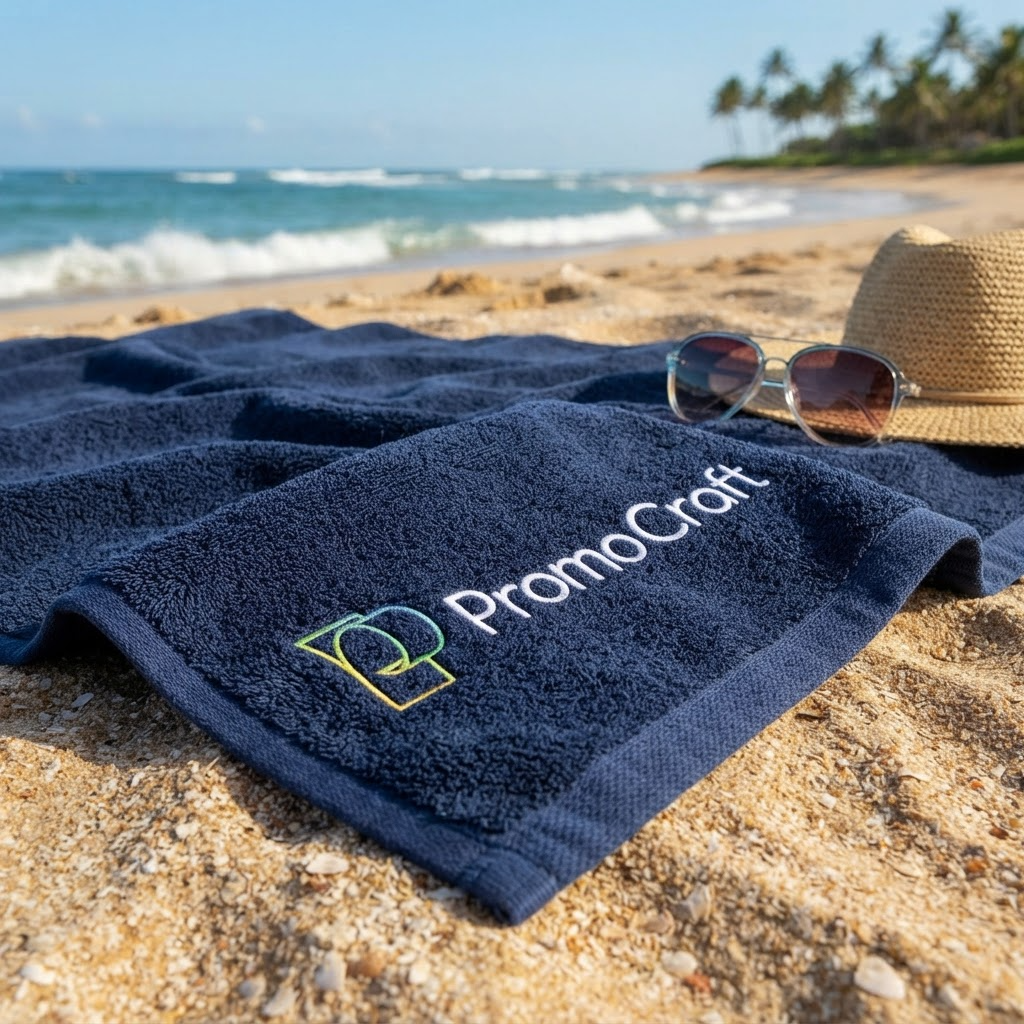 Logózott strandtörölköző – Promocraft