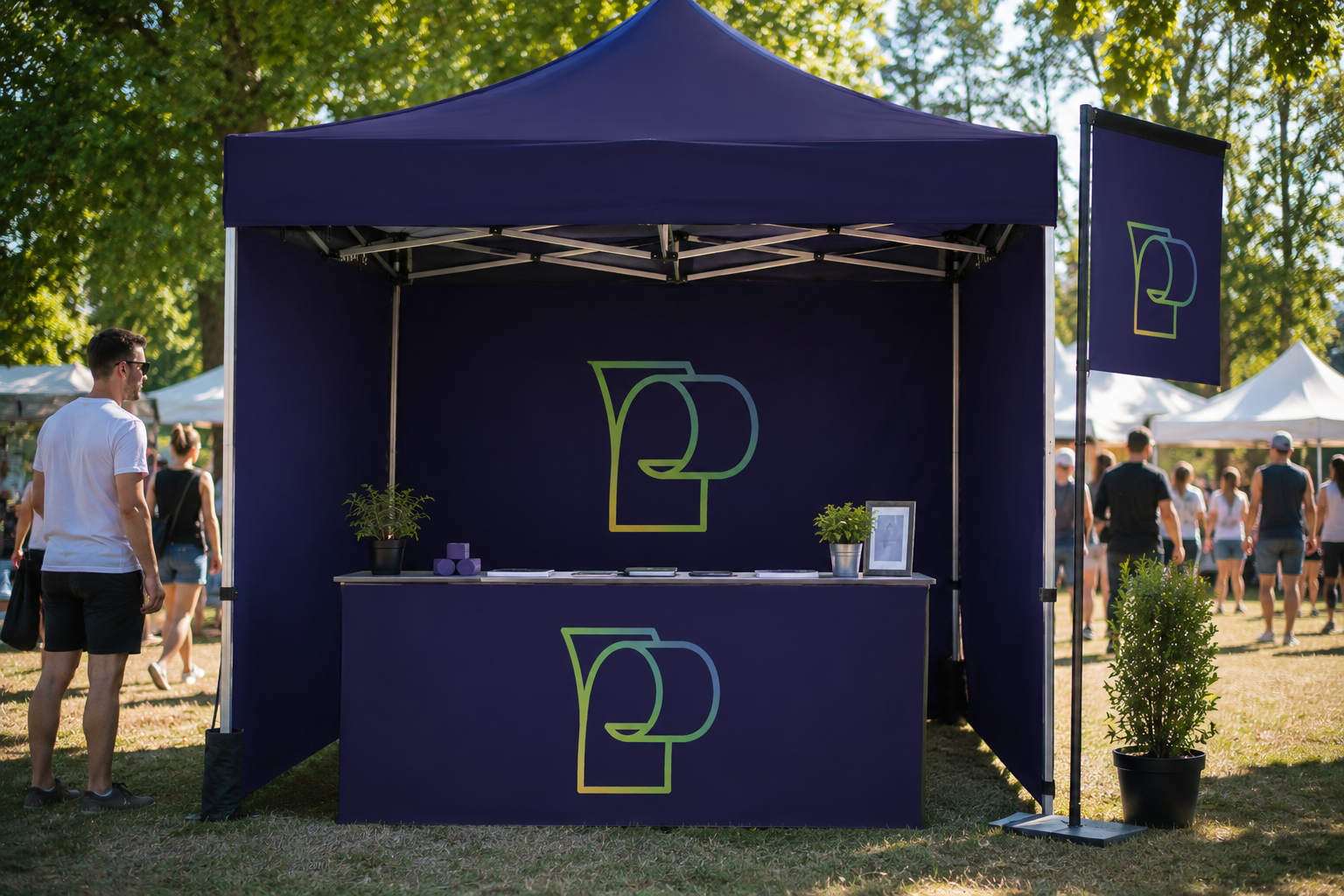 Rendezvénystand professzionális megjelenéssel