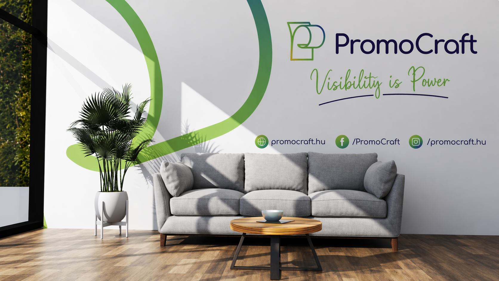 Tartós személyre szabott tapéta – prémium nyomtatás Promocraft